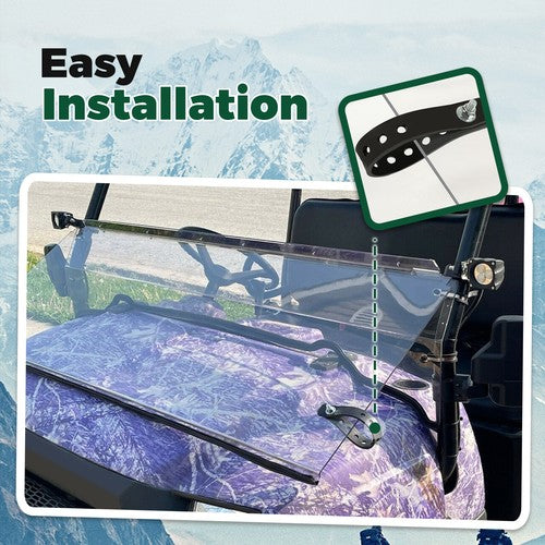 DURAFORCE For Polaris Ranger 500 4x4 Ranger Crew 700/ XP 700 Front Windshield Clear