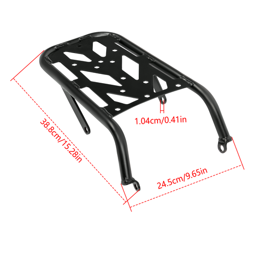 DURAFORCE For Kawasaki KLX 230 20-24 New Motorcycle Rear Rack Luggage Storage Rack Carrier