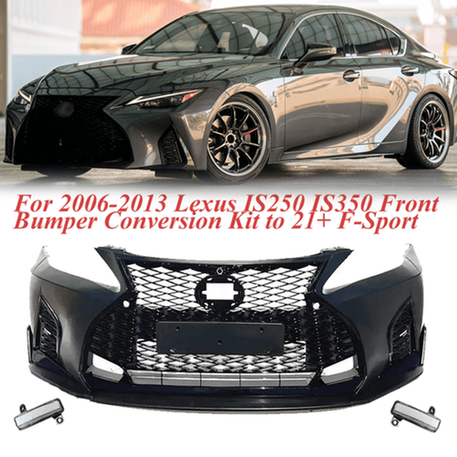 DURAFORCE Bumper Grill Lip Fog Light Conversion for Lexus IS250 IS350 06-13 21+ F Sport