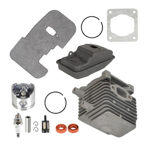 DURAFORCE For Stihl FS80 FS85 FS75 4137 020 1201 34MM Chainsaw Cylinder Piston Kit NEW