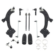 DURAFORCE Fit For Honda CR-V K620500 2007-2011 Steel Control Arm Front Outer Tie Rod Ends