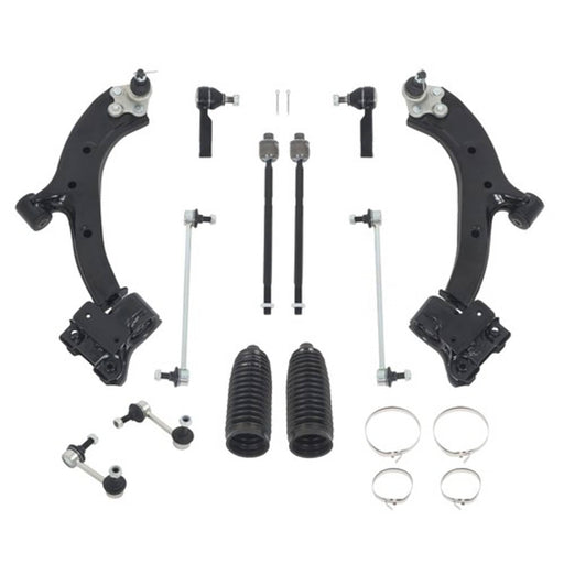 DURAFORCE Fit For Honda CR-V K620500 2007-2011 Steel Control Arm Front Outer Tie Rod Ends