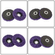 DURAFORCE 10 PackS 4"x5/8 Strip Discs Rust Remover Wheel Paint Removal Disc Angle Grinder