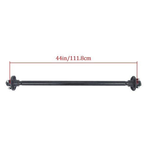DURAFORCE 4 lug-4" 44" HF 2K 2000lbs Trailer Axle w/ U-Bolt Kit For RVs trucks trailers