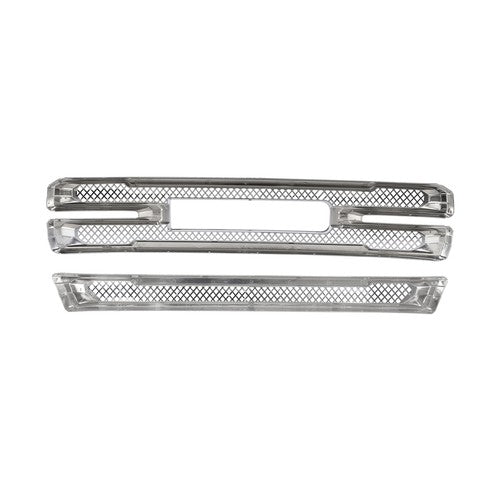 Chrome Fits GMC Sierra 1500 SLT AT4 2019-2022 Front Grille Covers Grill Overlay