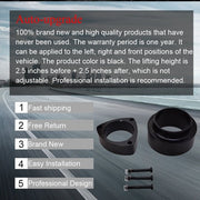 DURAFORCE 2.5" Front + 2.5" Rear Lift Kit Black For Nissan Pathfinder Infiniti QX4 96-04