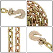 DURAFORCE Gold Transportation Bundle Chain Steel 4700lbs G70 5/16in×10ft with Clevis Hooks