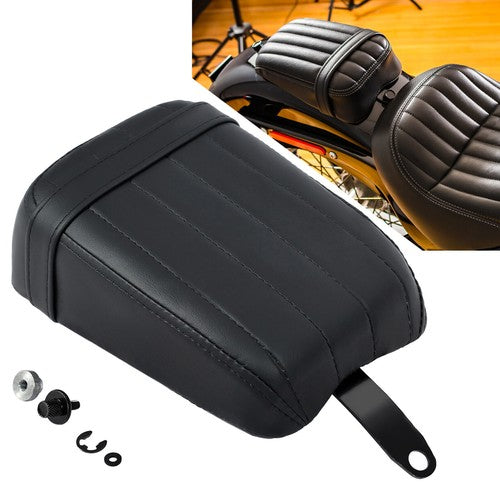 DURAFORCE Black Rear Passenger Seat Pillion For Harley Softail FXST Street Bob FXBB 18 23