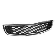 DURAFORCE 86350B0010 Front Upper Grille Chrome for 2017-2018 for Kia Forte Sedan LX SX