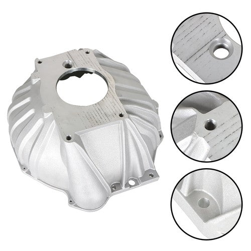 DURAFORCE Aluminium Bell Housing Kit & 11" Clutch Fork & Throwout Bearing &Cover For Chevy