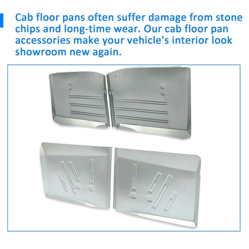 Front and Rear Floor Pans for 1955 1956 1957 Chevy Chevrolet All Models