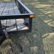 DURAFORCE Black 2Pk Adjustable Trailer Stake Pocket D-Ring Heavy Duty Load Limit 5400lbs