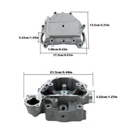 DURAFORCE Cylinder Head Cover + Cylinder Head + Gasket 12-19 For Honda Foreman 500 TRX500