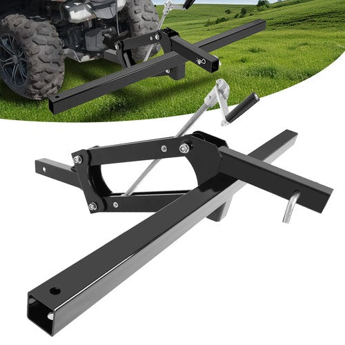 DURAFORCE Manual Implement 1-Point Lift For ATV/UTV Field Work 2" Receiver Lawn Tractor