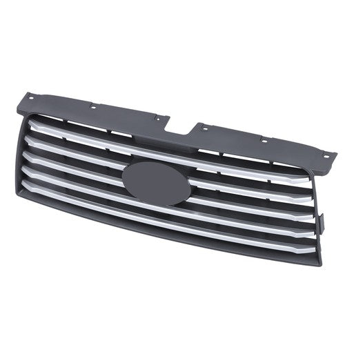 DURAFORCE For Subaru Forester 2006-2008 Plastic Front Bumper Upper Grille w/ Silver Trim