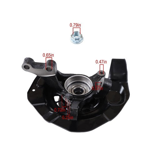 DURAFORCE Front Wheel Bearing Hub Steering Knuckle Assembly 698-426 For Lexus RX350 07-09