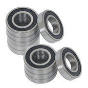 DURAFORCE 6207-2RS Deep Groove Ball Bearings 10pcs 35x72x17mm Set