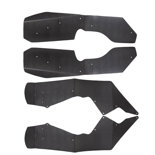 DURAFORCE Fender Flares / Extensions Black Plastic For 2009-2014 Polaris RZR S 800