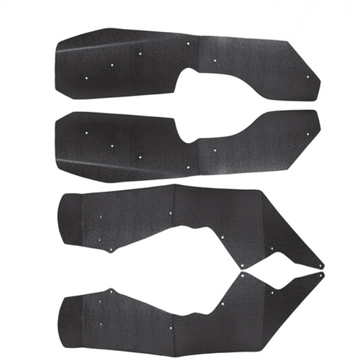 DURAFORCE Fender Flares / Extensions Black Plastic For 2009-2014 Polaris RZR S 800