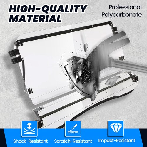 For 2019-2025 Kawasaki Mule Pro MX Front Flip Windshield Scratch Resistant