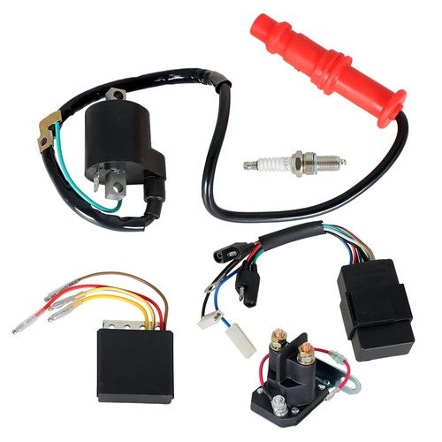 DURAFORCE For Polaris Sportsman 500 4x4 HO Ignition Coil CDI Relay Regulator Spark Plug US