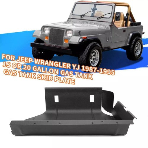 DURAFORCE For 87-1995 Jeep Wrangler YJ with 15 or 20 Gallon Fuel Gas Tank Skid Plate Guard
