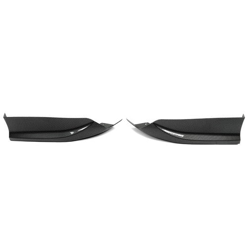 Rear Bumper Lip Splitter Spoiler For 2016-2017 Accord Sedan 4dr Carbon Style