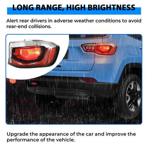 Right Passenger Side Rear Tail Light for Jeep Compass 2017 2020 17 20 Brake Lamp