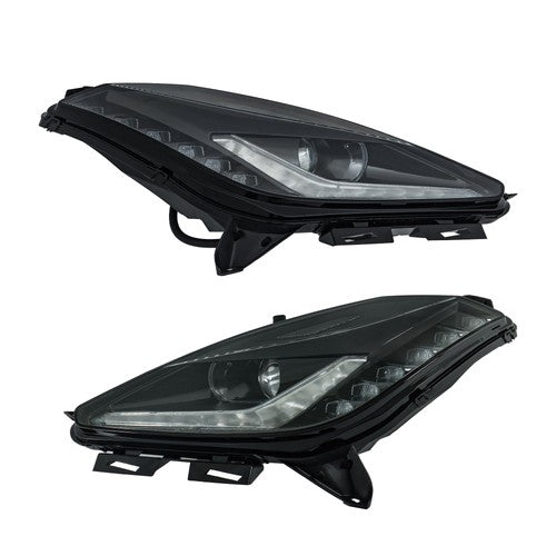 DURAFORCE Pair For Chevrolet Corvette 2014-2019 HID/Xenon W/LED DRL Left&Right Headlight