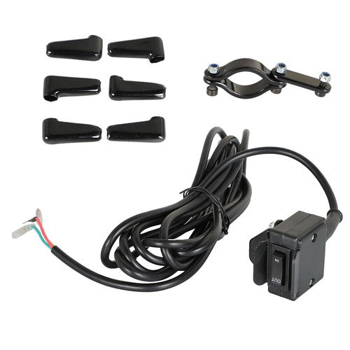 DURAFORCE 12V Solenoid Relay Contactor&Winch Rocker Thumb Switch Combo Set for ATV