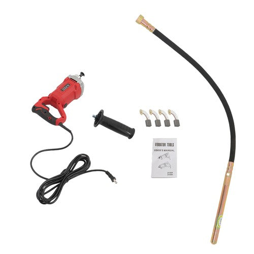 DURAFORCE Handheld Concrete Vibrating Tool With 6.6 Feet Shaft Electric Concrete Vibrator