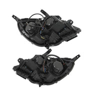 DURAFORCE Projector Passenger + Driver Clear For Chevy Equinox 2011-2015 Headlights Front