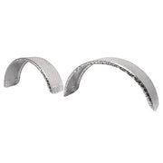 DURAFORCE 2-Pack 14 Gauge Aluminum Diamond Plate Round Trailer Cargo Fender 9" X 31" X 15"