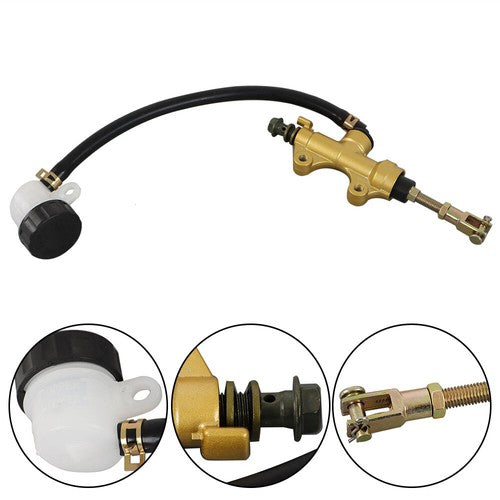 DURAFORCE For Yamaha Blaster 200 YFS200 ATV Rear Brake Master Cylinder Caliper & Hose Assy