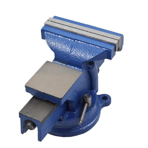 DURAFORCE Bench Vise with Anvil Swivel Locking Base Table top Clamp Heavy Duty Vice 4Inch