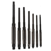 DURAFORCE 7Pcs/Set Adjustable Hand Reamers, HV to H3,1/4" to 15/32" High Speed Steel