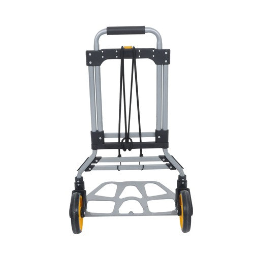 DURAFORCE 264Lb Capacity Alloy Steel Folding Trolley Heavy-Duty Luggage Trolley Cart