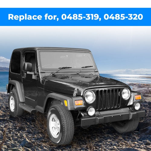 Metal Body Mounts Torque Boxes Floor Pan Supports Braces for 97-06 Wrangler TJ