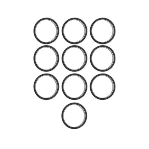 DURAFORCE 10Pcs 6707-2RS Bearings 35×44×5mm Double Rubber Seals Deep Groove Ball Bearing