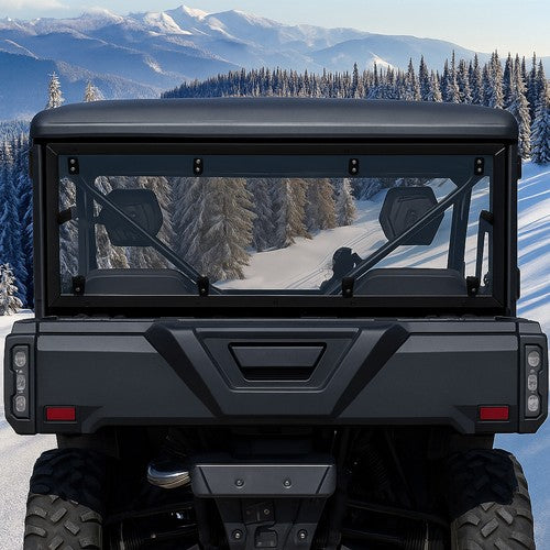 DURAFORCE Clear Rear Windshield Back Window for CFMOTO UFORCE 1000 2019-25 1000XL 2022-25