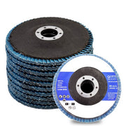 DURAFORCE PACK 50 4-1/2" X 7/8" 80 GRIT PREMIUM ZIRCONIA FLAP DISC SANDING GRINDING