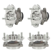 DURAFORCE 4Pc Front Rear Wheel Hub Bearings FWD For Toyota RAV4 06-12 Scion tC 11-16 New