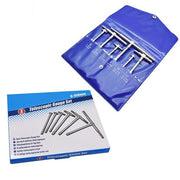 DURAFORCE Precision 6 Pc Telescoping Gage Set 5/16" - 6" Range T-Bore Hole Gauges w/Pouch