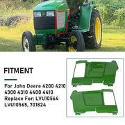 DURAFORCE Pair Side Panels For John Deere 4200 4210 4300 4310 Replaces LVU10564 LVU10565
