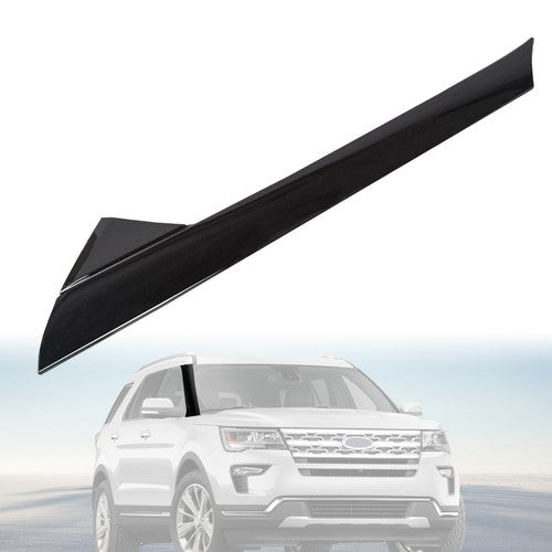 DURAFORCE Windshield Outer Trim Pillar Molding Passenger Side for 2011-19 Ford Explorer