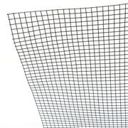 DURAFORCE 1/2inch Hardware Cloth 19 Gauge Black PVC Coated Wire Fencing Garden Fence Roll