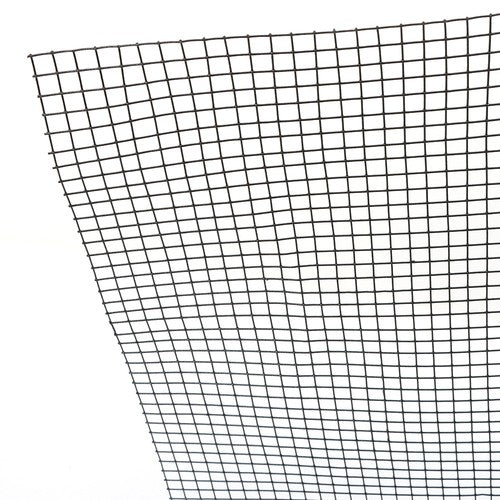 DURAFORCE 1/2inch Hardware Cloth 19 Gauge Black PVC Coated Wire Fencing Garden Fence Roll
