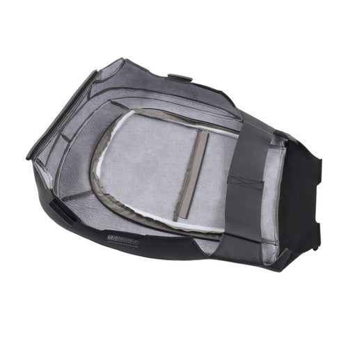 DURAFORCE Leather Black For Chevy Colorado Canyon 2015-2022 Driver Side Bottom Seat Cover