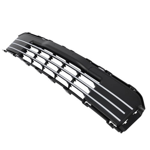 For Ford Flex 2013-2019 Front Bumper Lower Grille Black w/Chrome Trim FO1036151