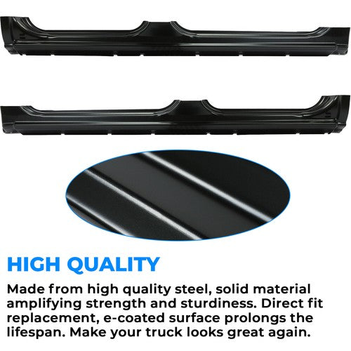 Rocker Panels for 99-07 Chevy Crew Cab Silverado GMC Sierra 4 Door Pickup Pair